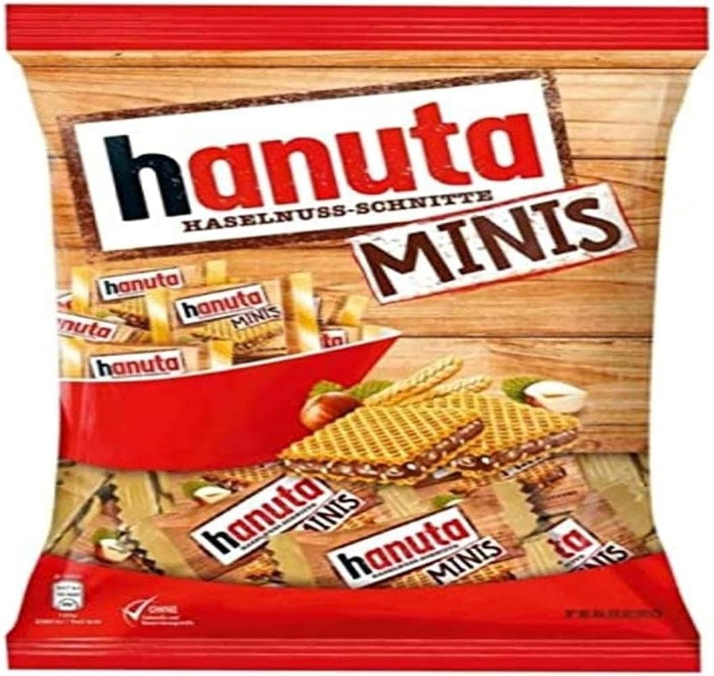 Hanuta Minis Hazelnut Wafer Snacks - 200g